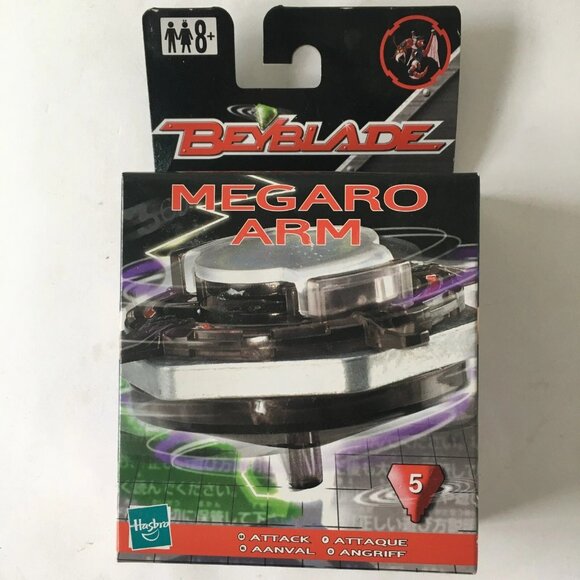 Megaro Arm USA Hasbro Beyblade 2001 5 Attack 82505 New Sealed TAKARA - Picture 1 of 9